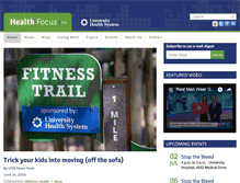 Tablet Screenshot of healthfocussa.net
